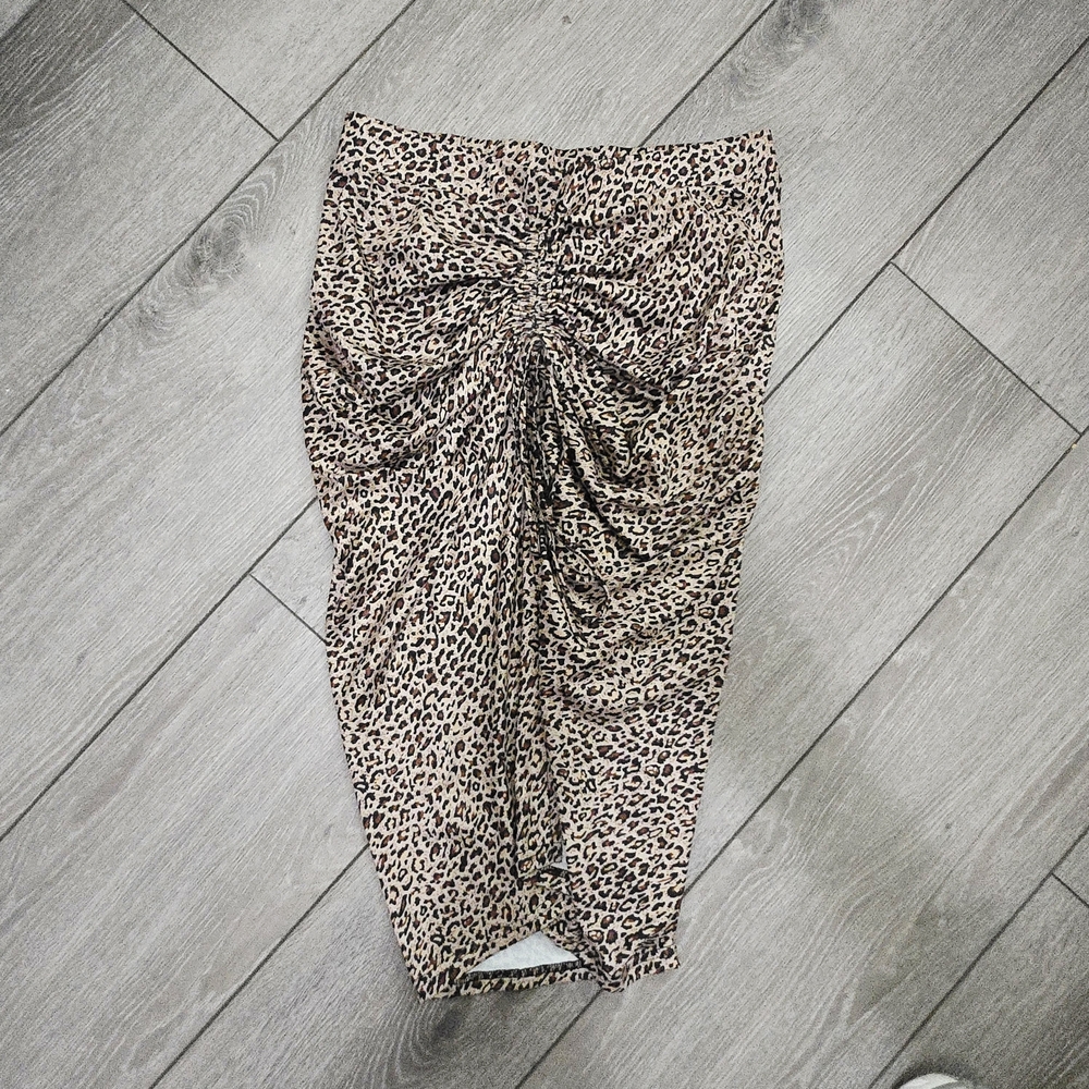 SHEIN Leopard Print Skirt - Brown and Black